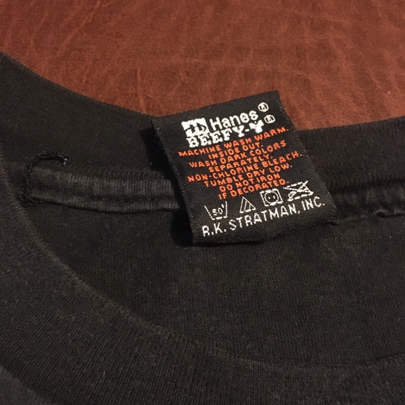 Vtg ‘97 Harley Eagle Pocket Tee Red White Blue 90s XL - Picture 8 of 9